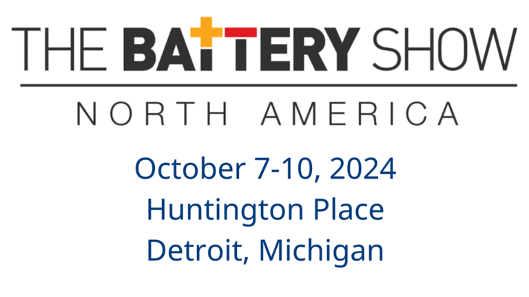 North America - October 7-10, 2024 - Huntington Place, Detroit, Michigan