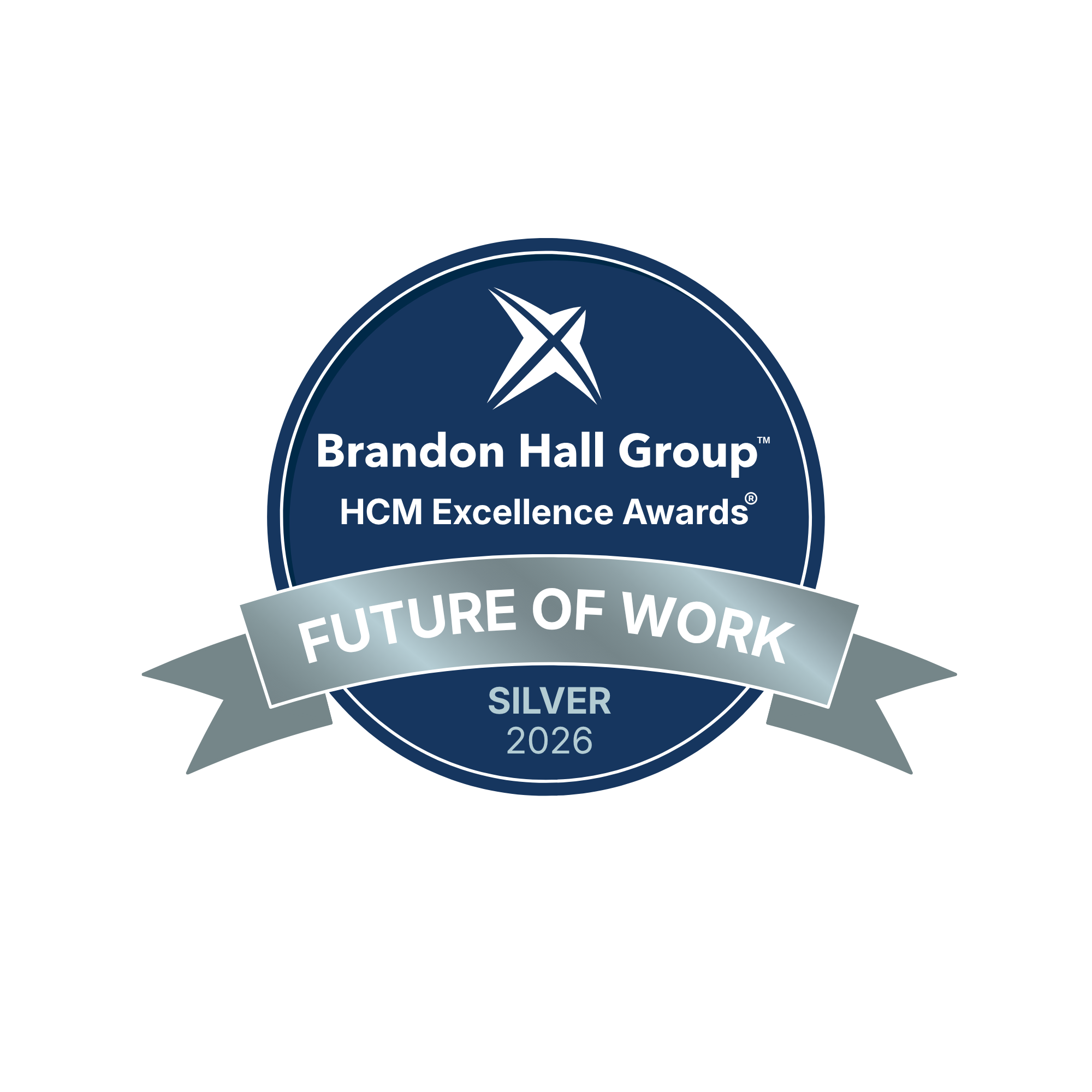 Brandon Hall Group HCM Excellence Awards - Future of Work Silver Badge
