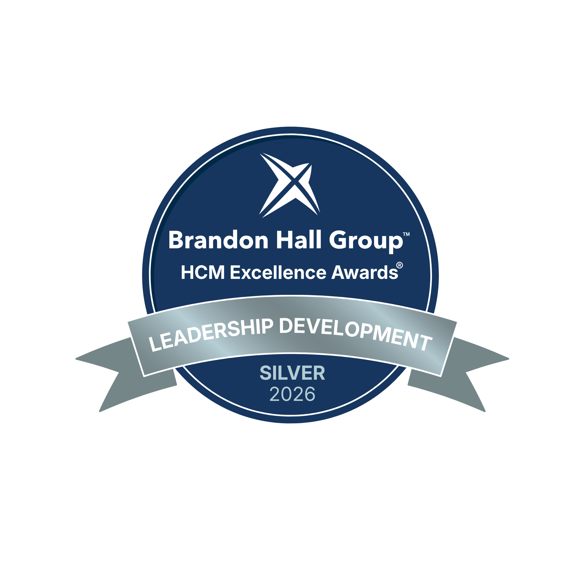 Brandon Hall Group HCM Excellence Awards - Leadership Development Silver Badge