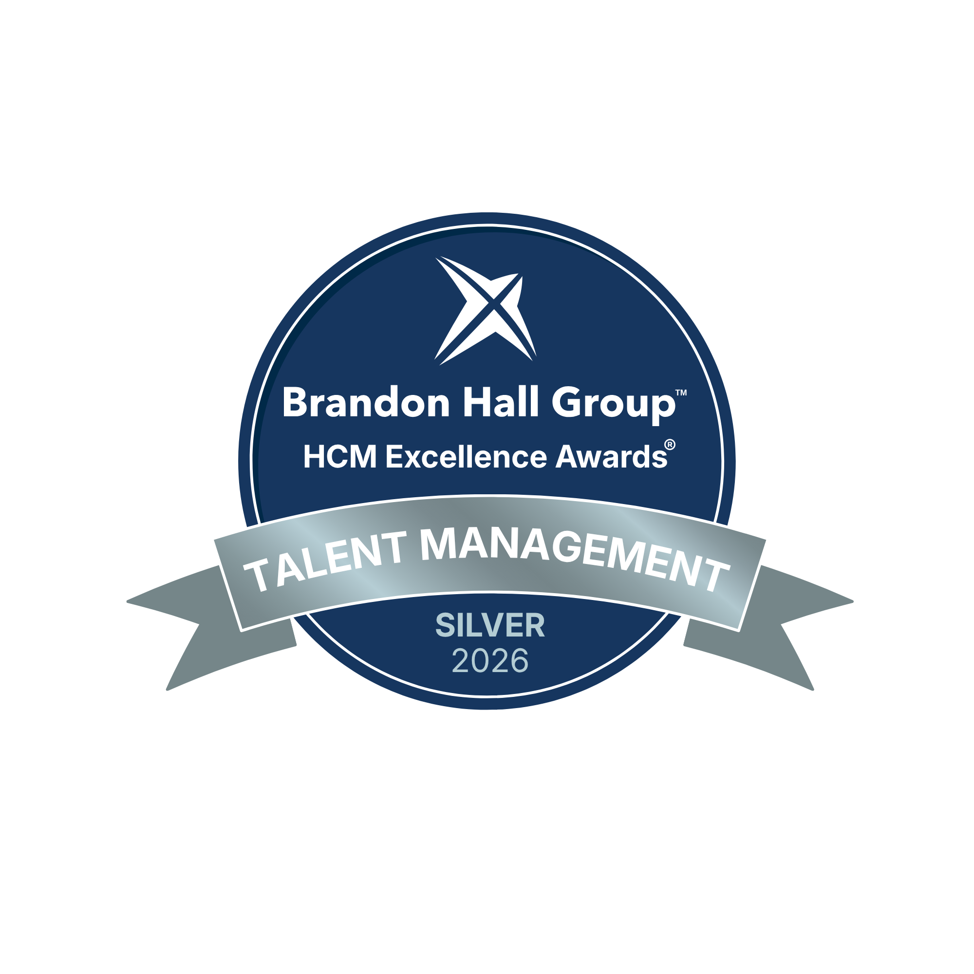 Brandon Hall Group HCM Excellence Awards - Talent Management Silver Badge