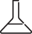 Icono de matraz químico