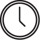 Icono de reloj negro