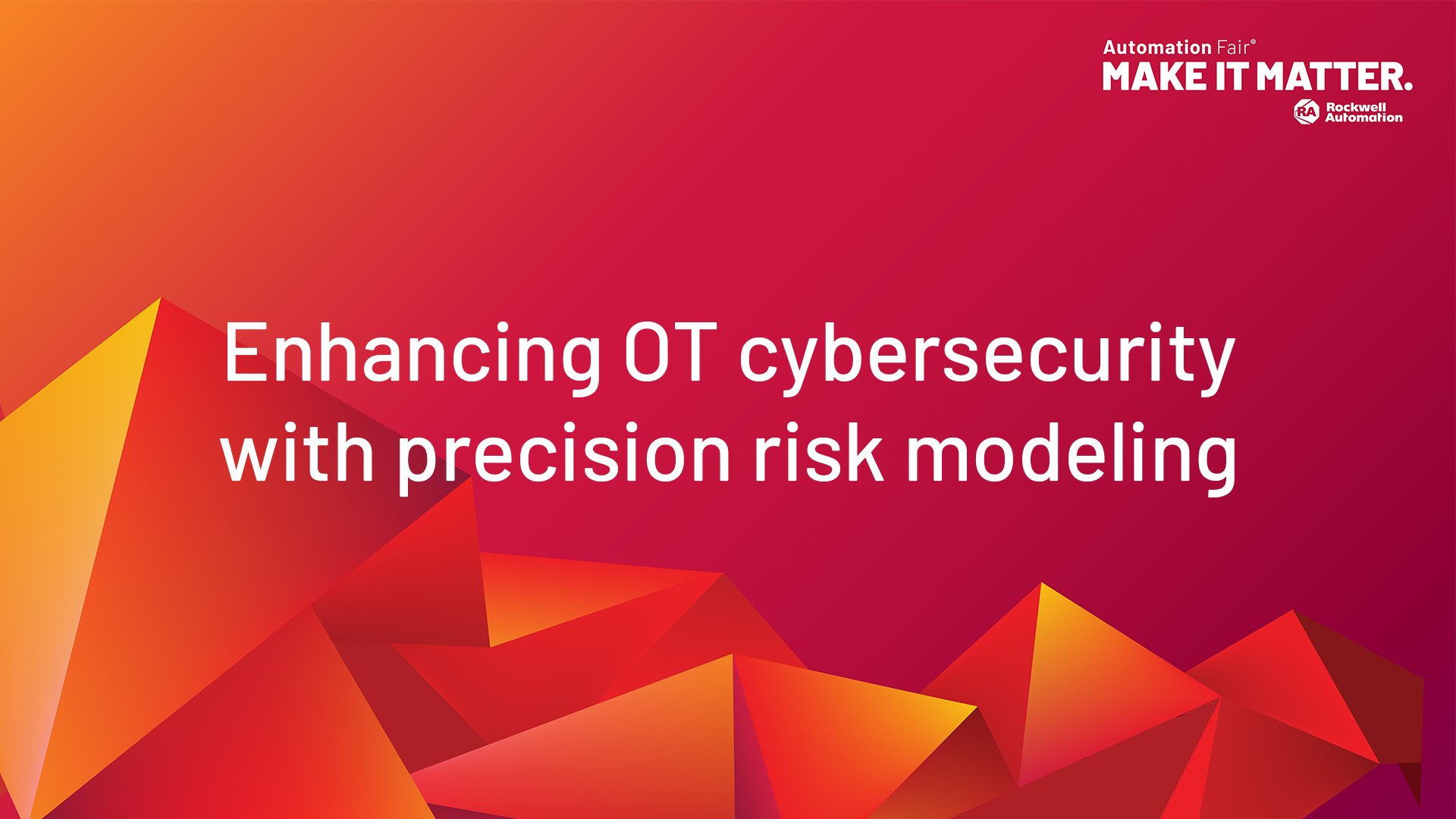 Enhancing OT cybersecurity with precision risk modeling