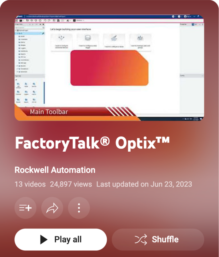 FactoryTalk Optix Playlist