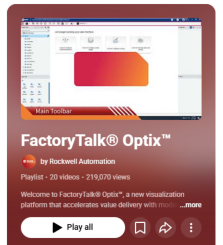FactoryTalk Optix Playlist