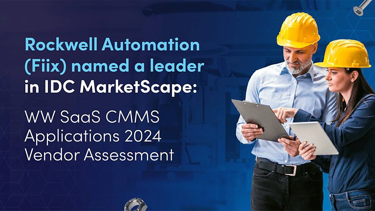 Rockwell Automation (Fiix) named a leader in IDC MarketScape