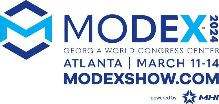 MODEX 2024 Supply Chain Show logo. Atlanta, GA. March 11-14
