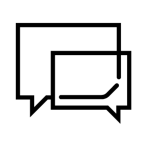 speech bubbles icon