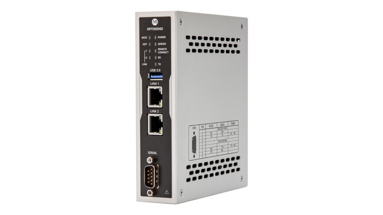 Allen-Bradley OptixEdge Advanced Edge Gateway, Left ViewKeep file name as is.