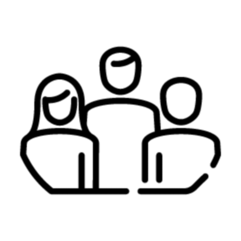 group of three people