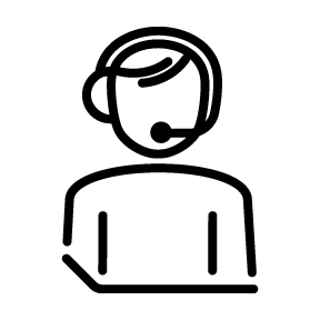 person with headset