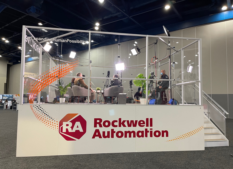 Rockwell Automation broadcast booth