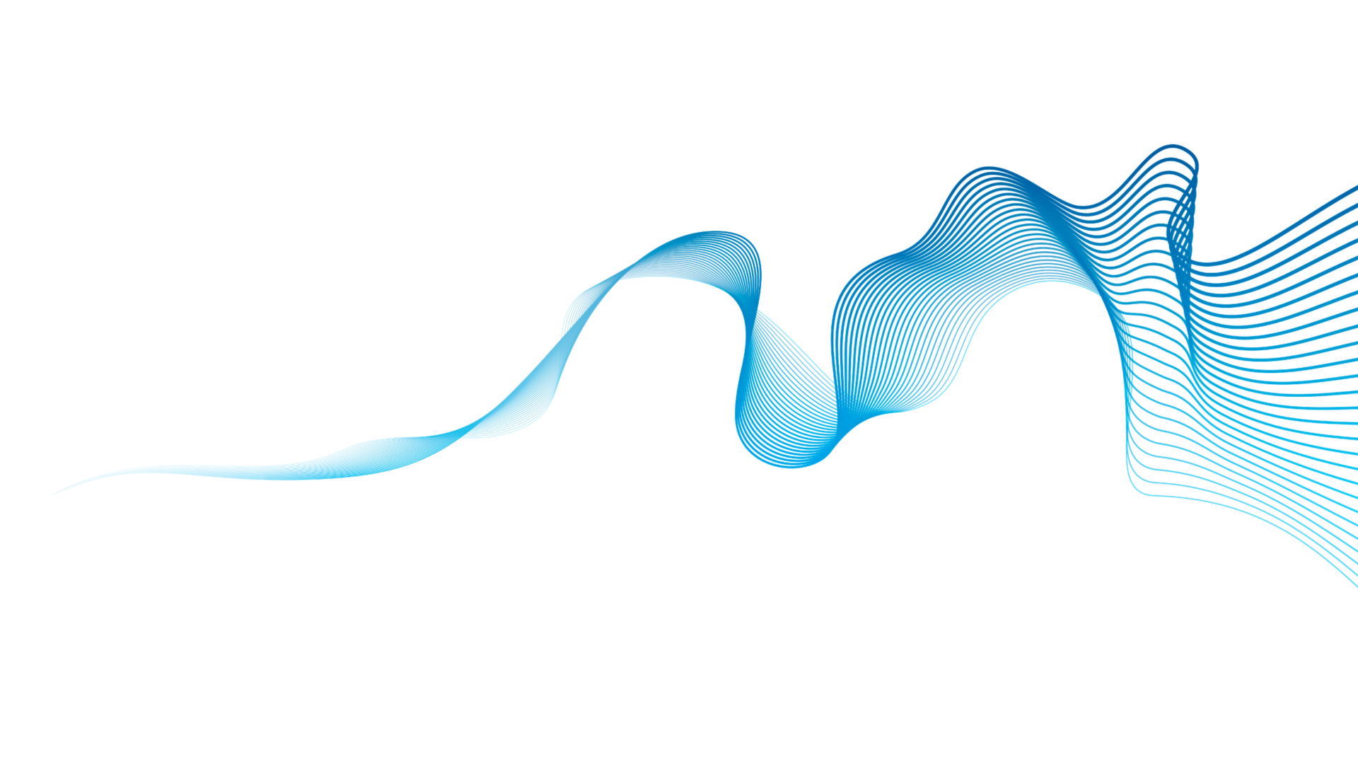 Blue wave illustration
