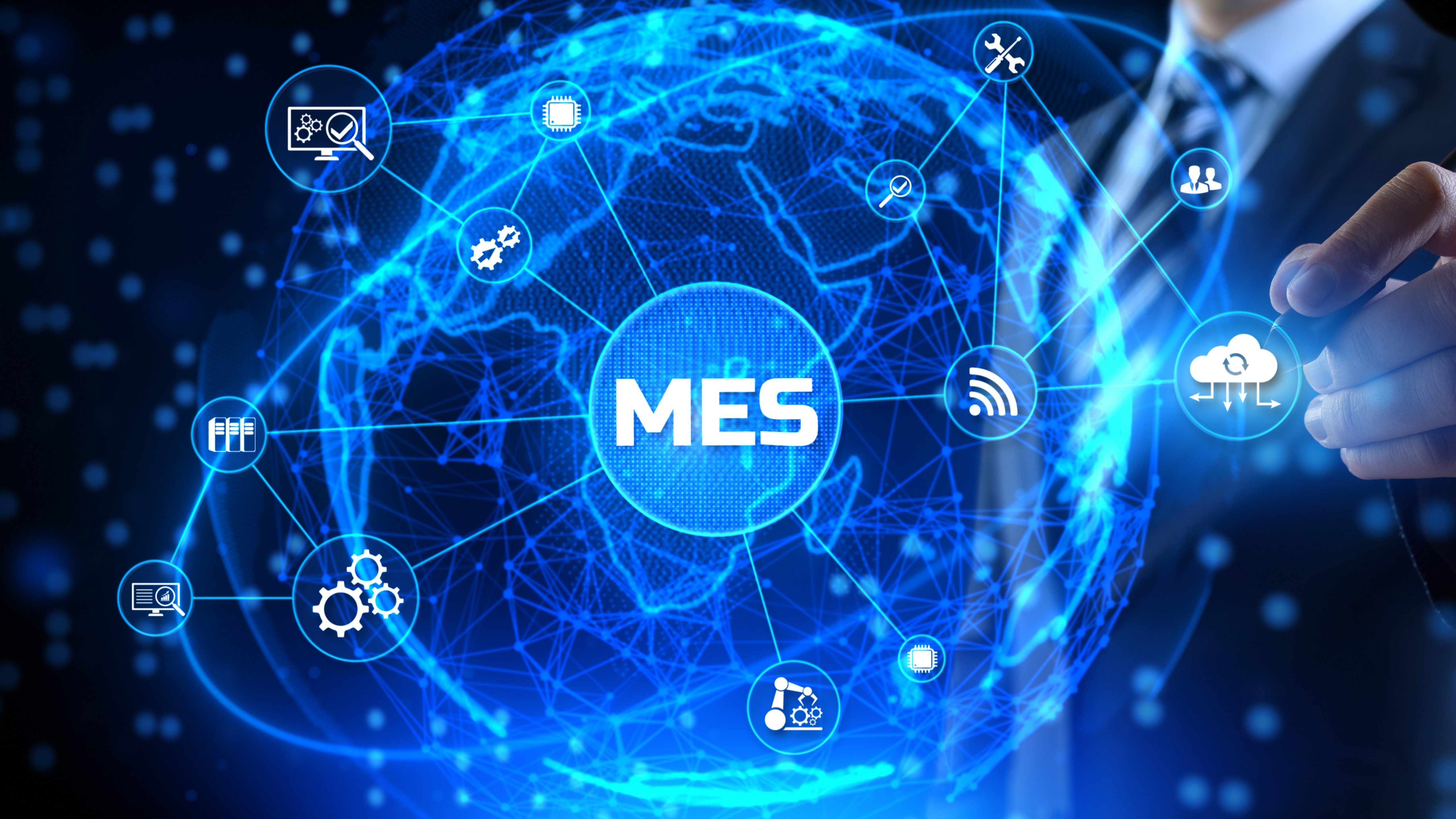 MES network illustration