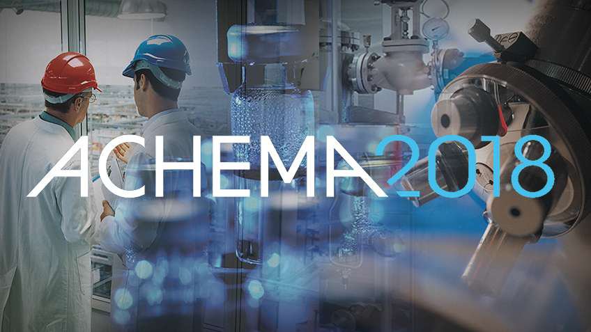 Únase al debate sobre el futuro de la industria de procesos en la ACHEMA 2018, Pabellón 11.1 | Puesto E27