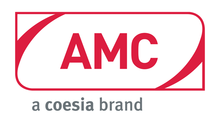 Automation & Modular Components (AMC) Logo on transparent background