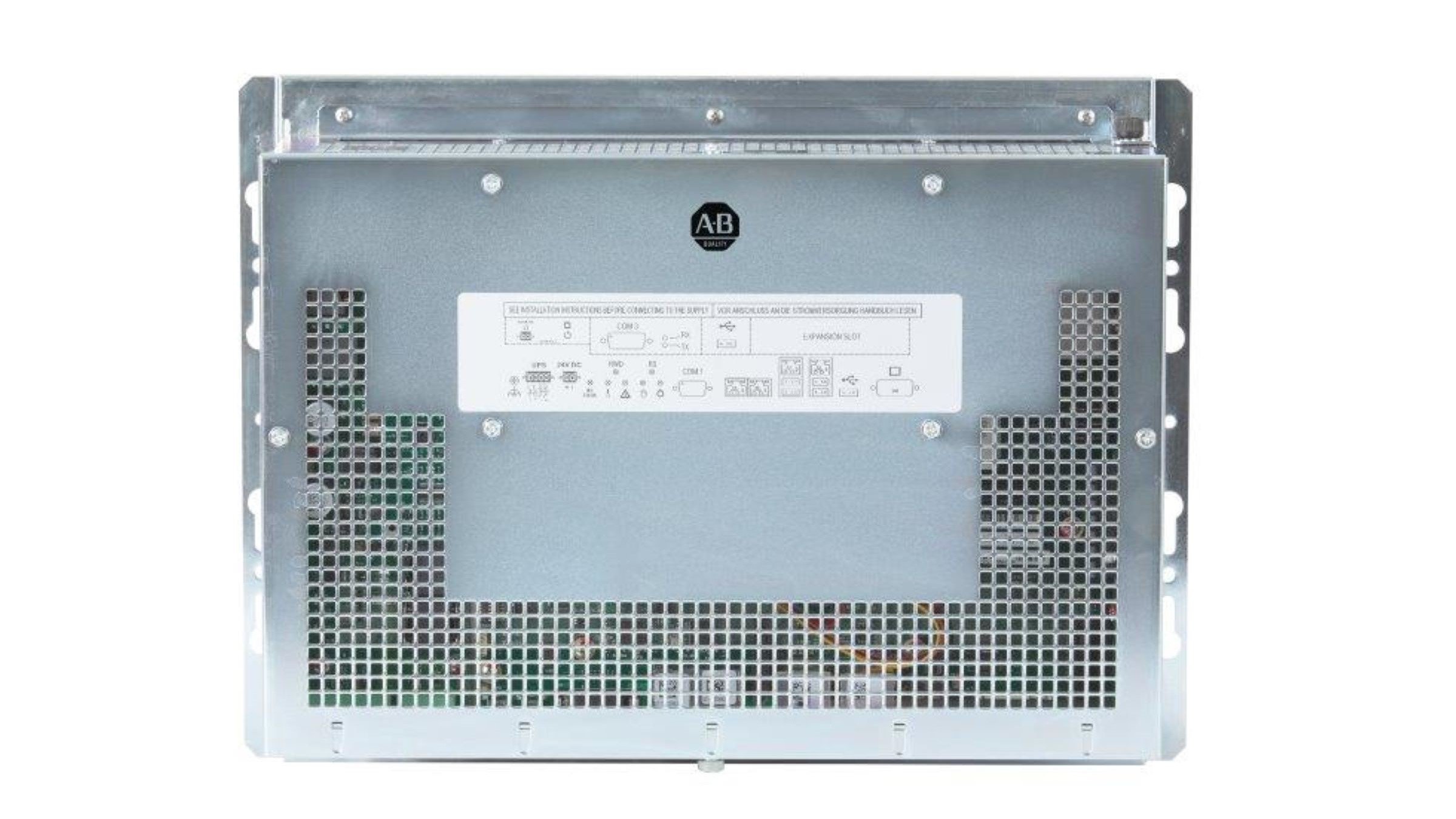 Industrial Computer ASEM 6300B-PBC Box PC Back View 