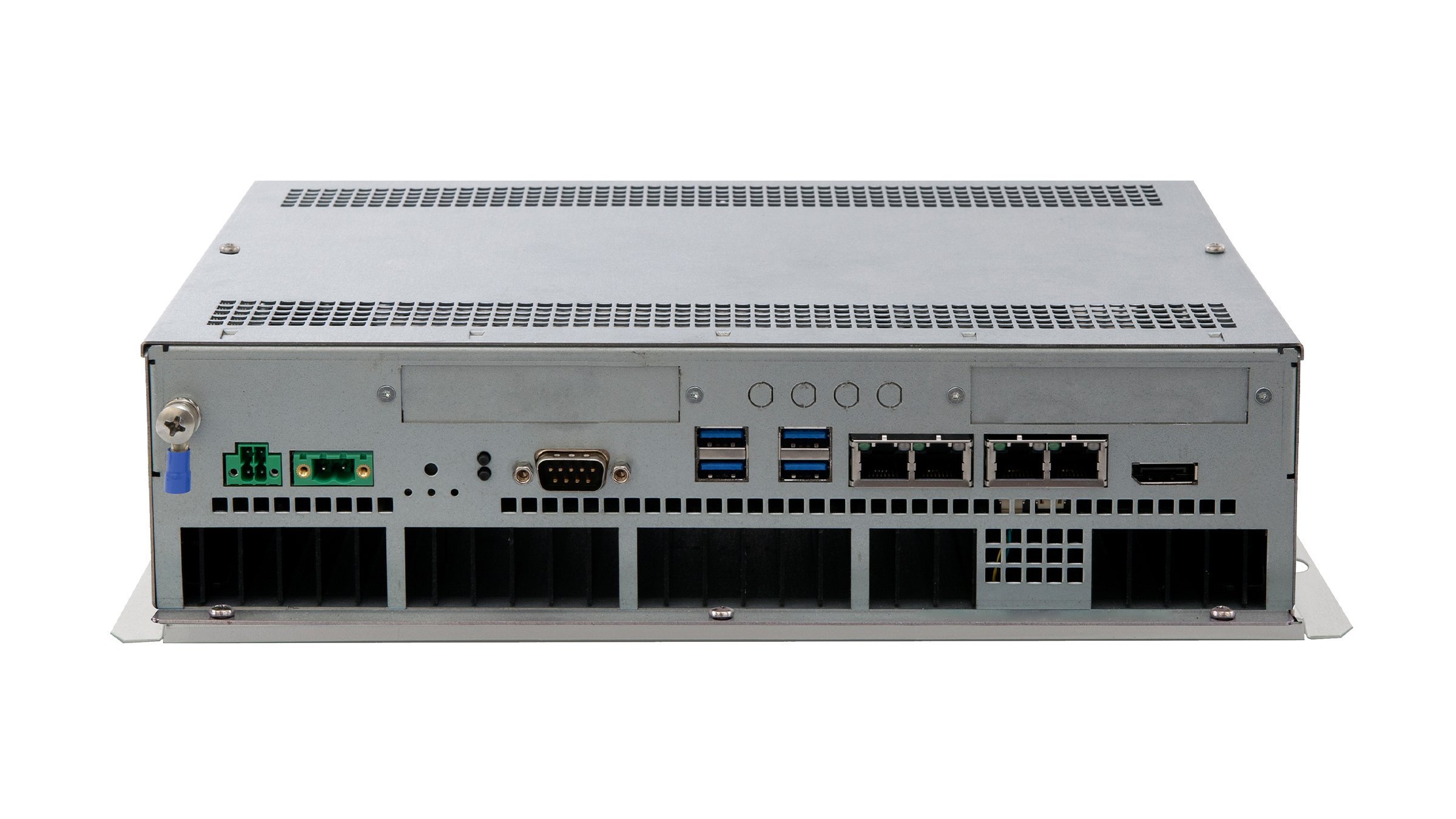ASEM 6300B Box PC view with available inputs in the S0 configuration