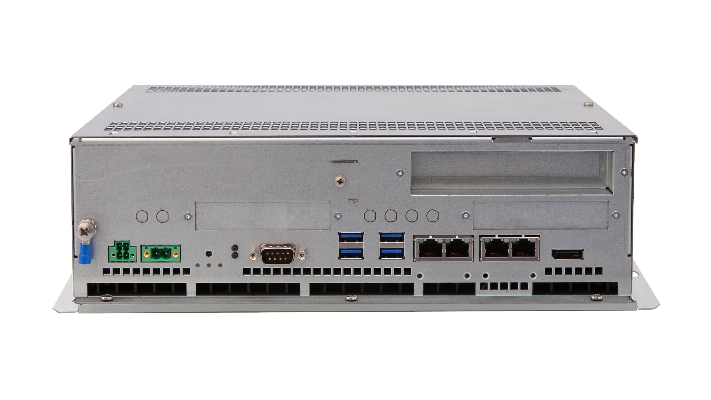 ASEM 6300B Box PC view with available inputs in the S1 configuration