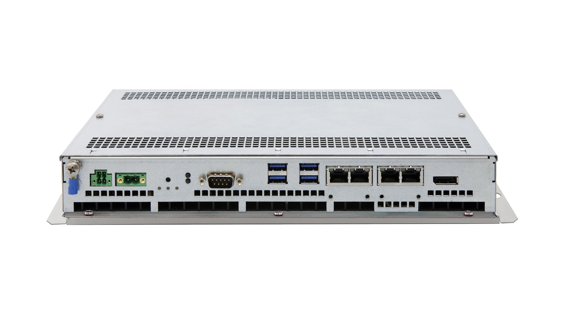 ASEM 6300B Box PC view with available inputs in the SL configuration