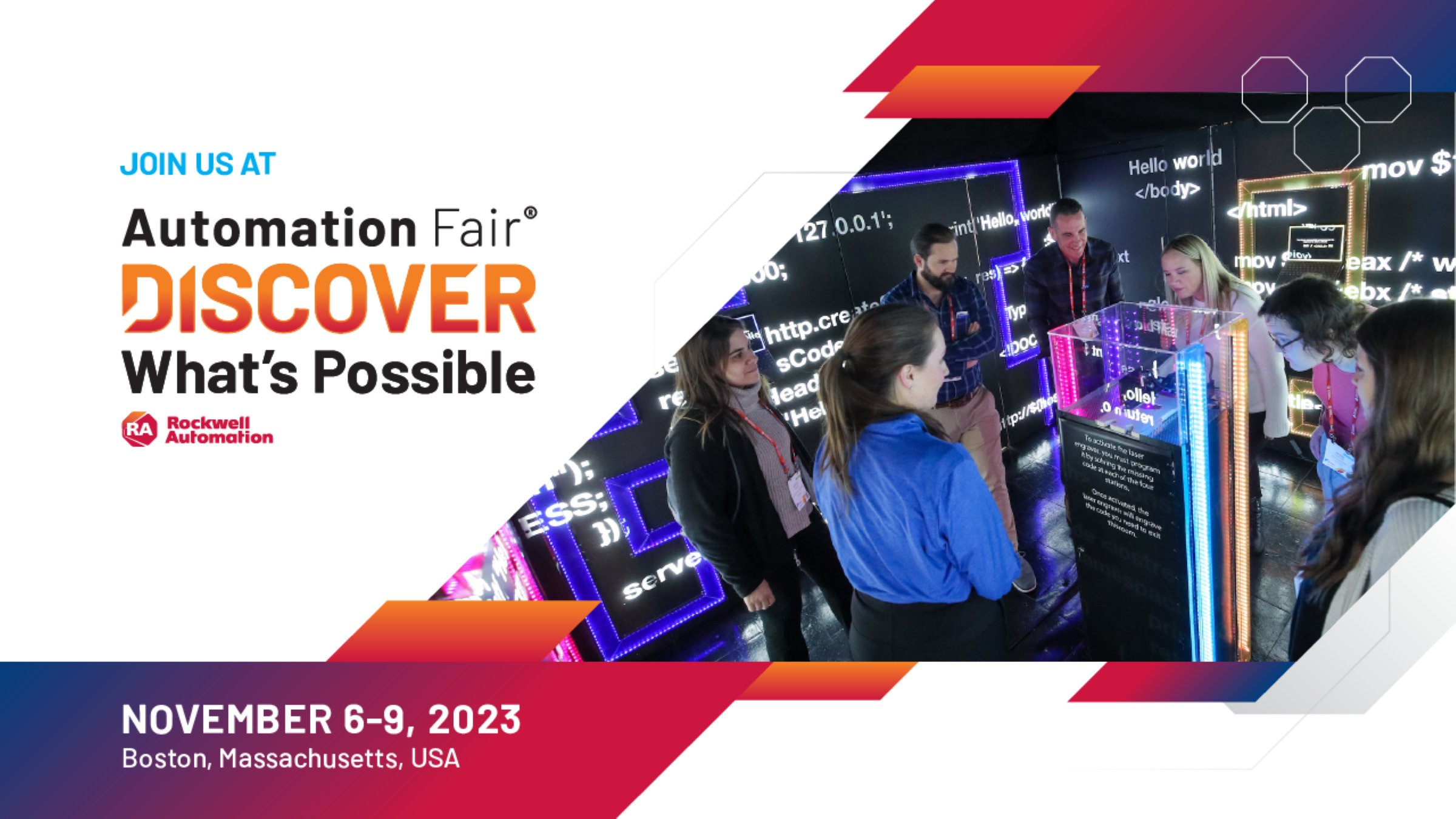 Automation Fair 2023 Join Us Banner