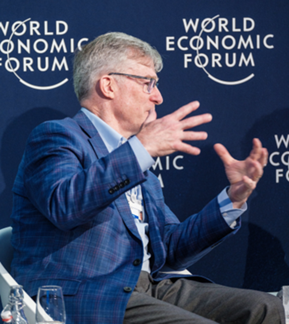 Blake Moret speaking at World Economic Forum