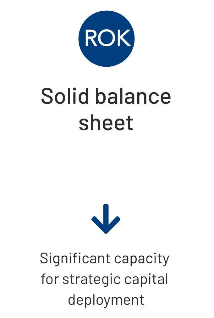 ROK Solid balance sheet