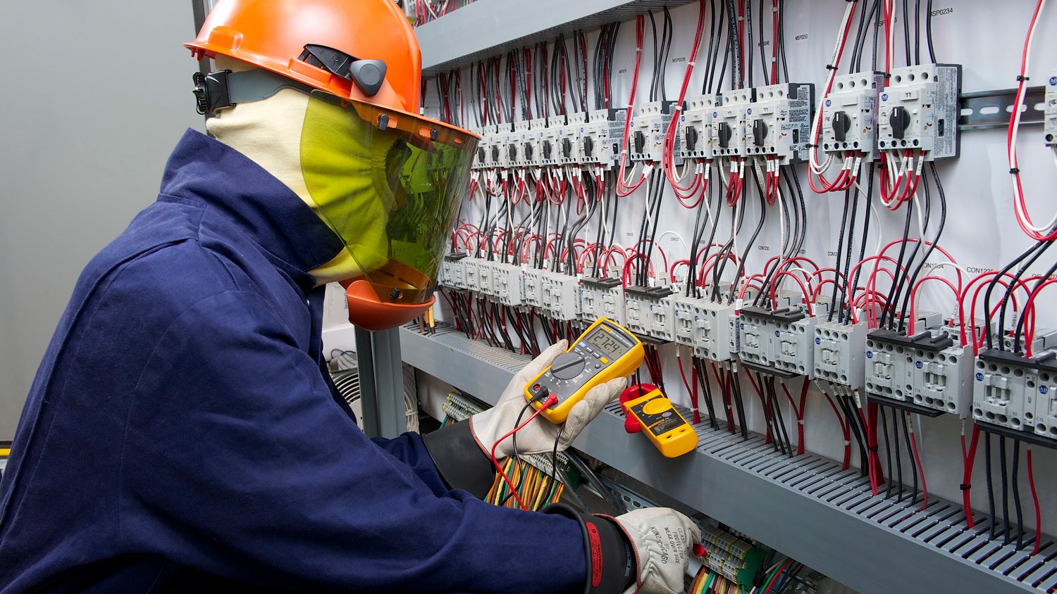 Electrical check at customer facility