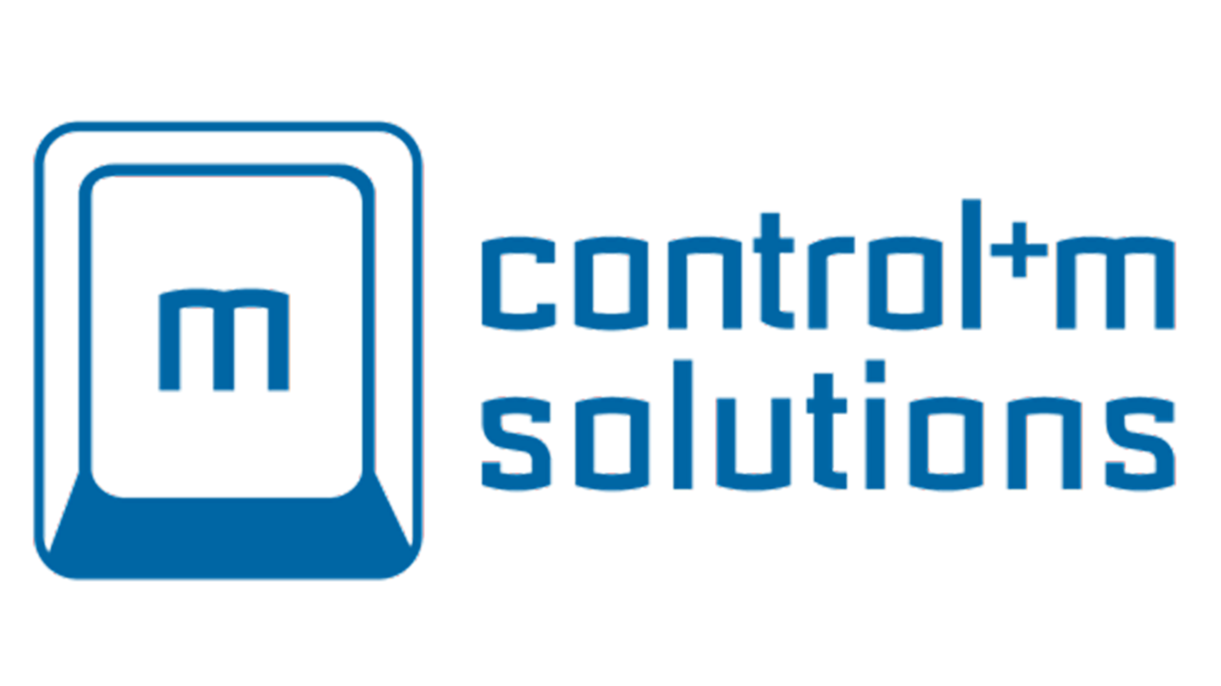 control+m solutions logo with transparent background