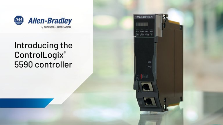 A image of the cover of the ControlLogix 5590 Controller eBook.