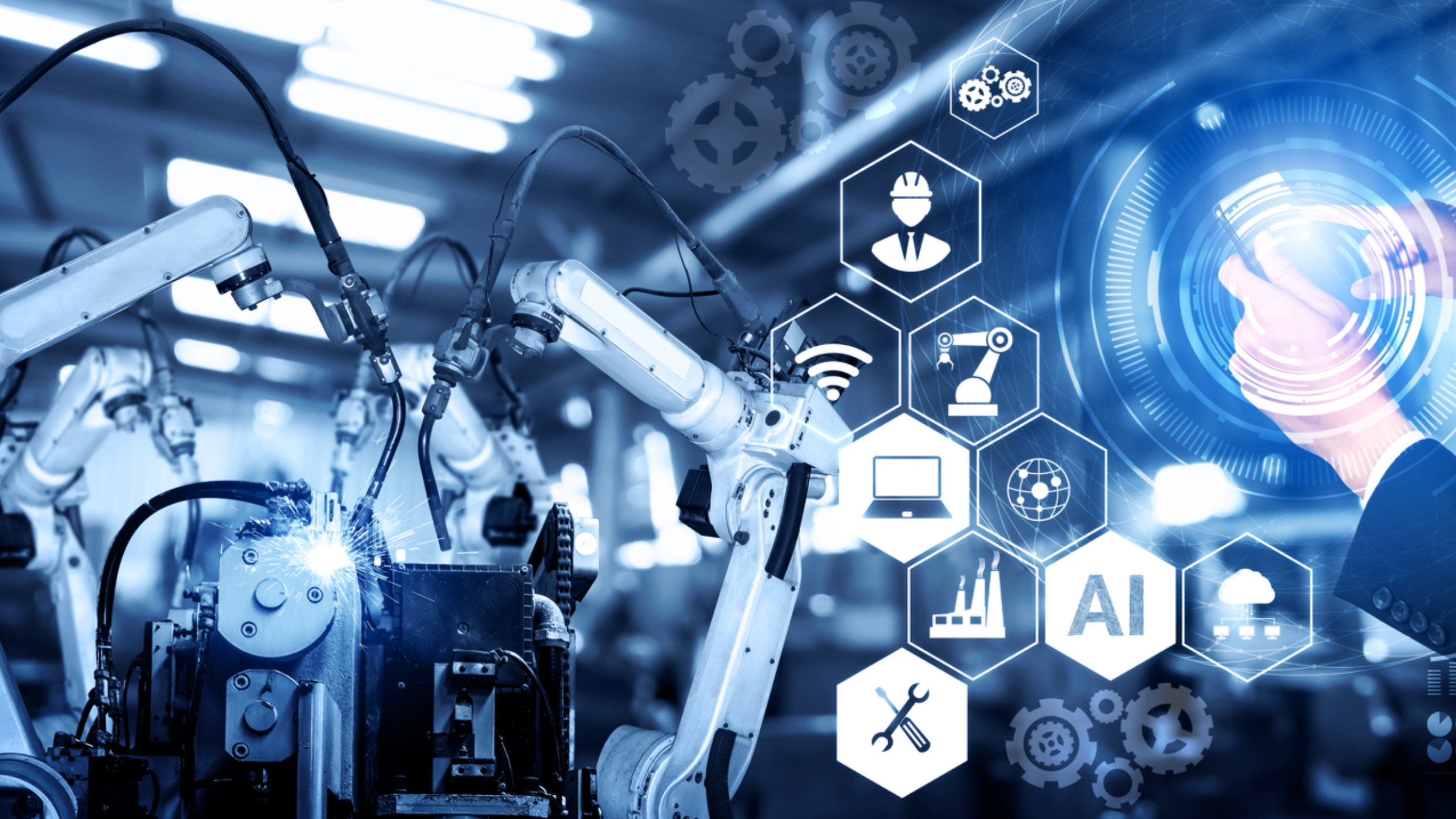 Controls engineer uses plc programming software for factory automation and robotics controls. Cloud-based solution offers ai and built-in cybersecurity.