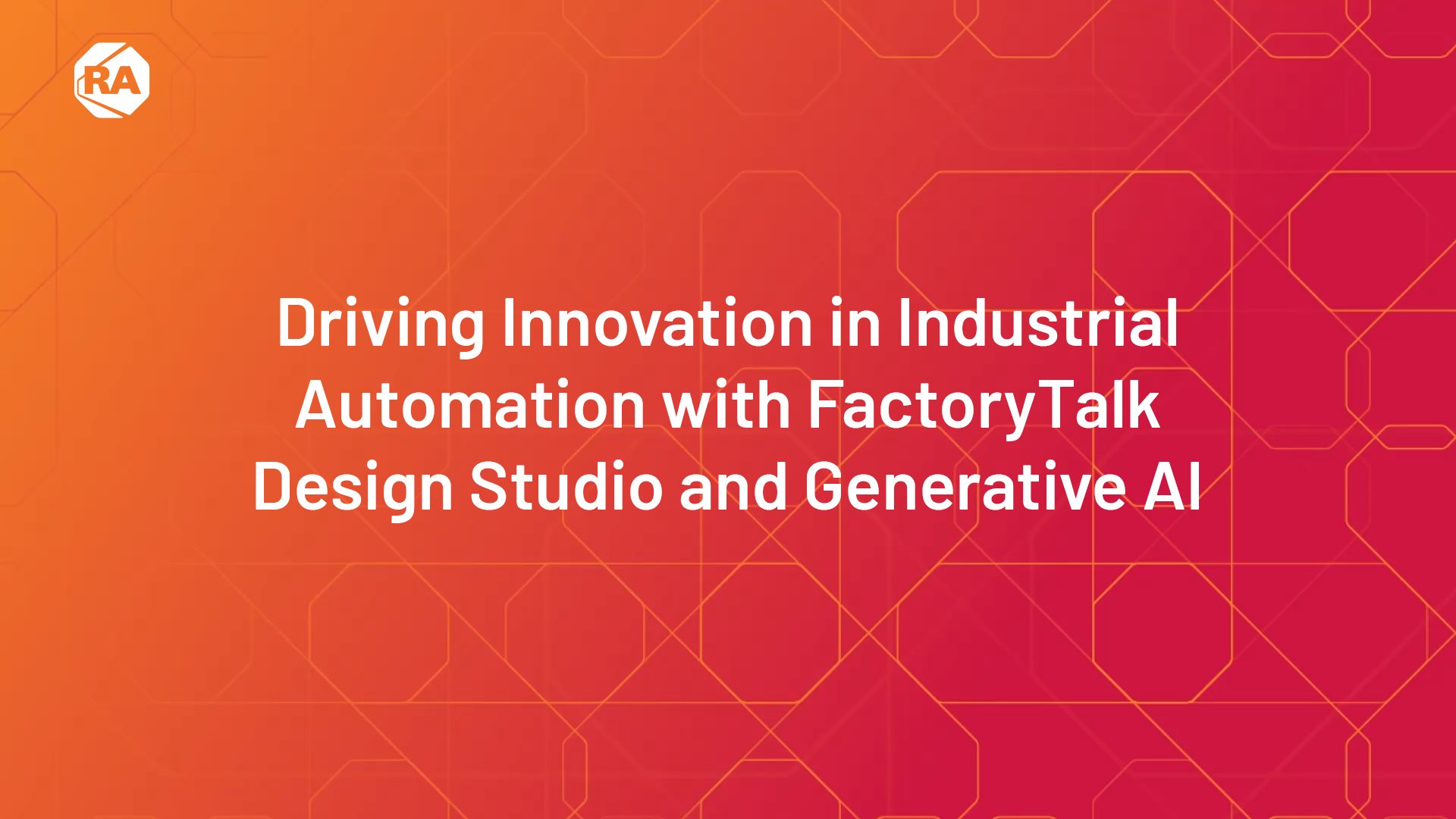 Driving Innovation in Industrial Automation with FactoryTalk Design Studio and Generative AI