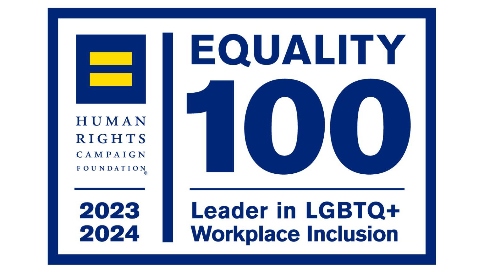 Equality 100 LGBTQ+ Human Rights Campaign Foundation