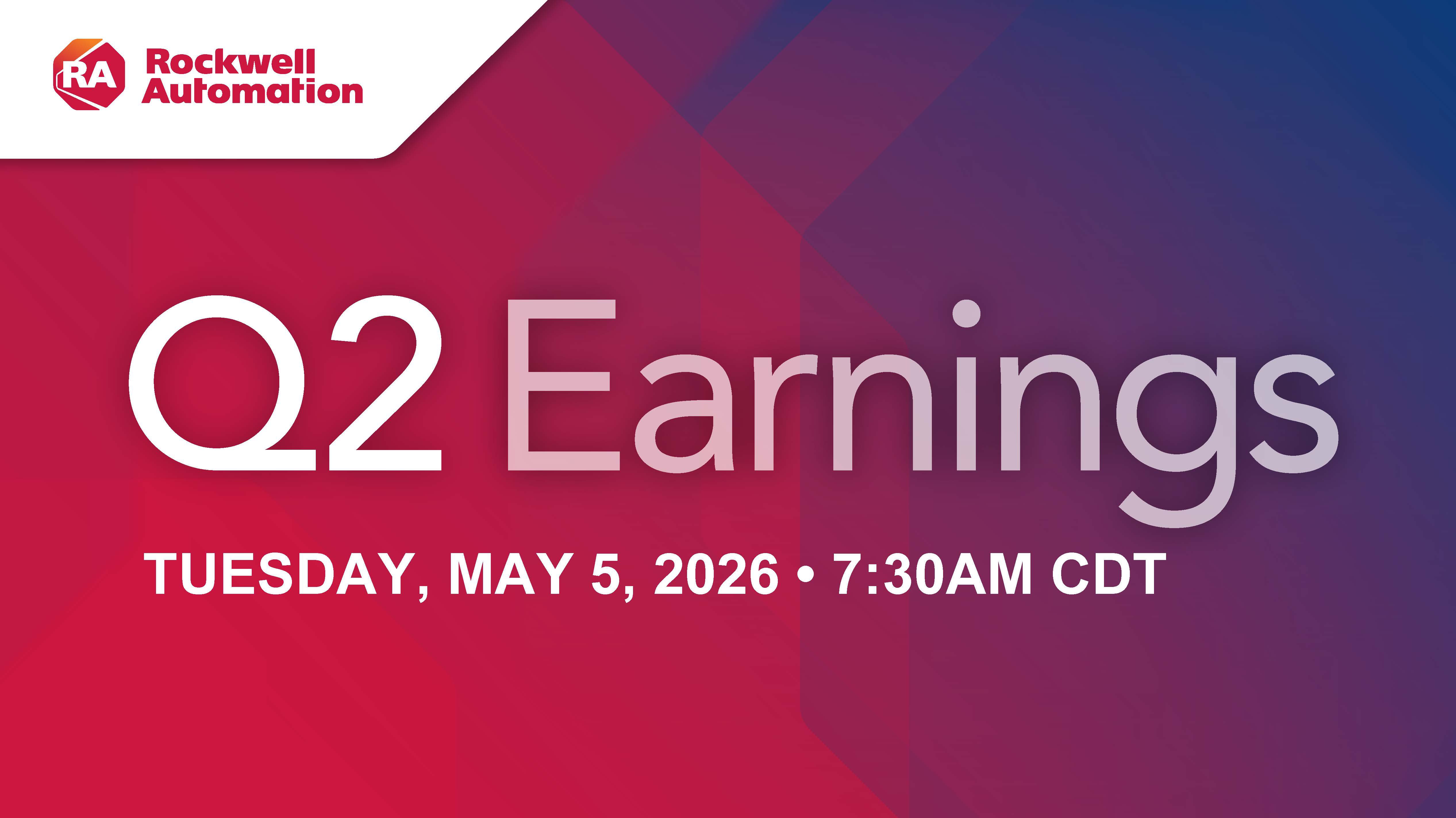 FY26 Earnings Save the Date