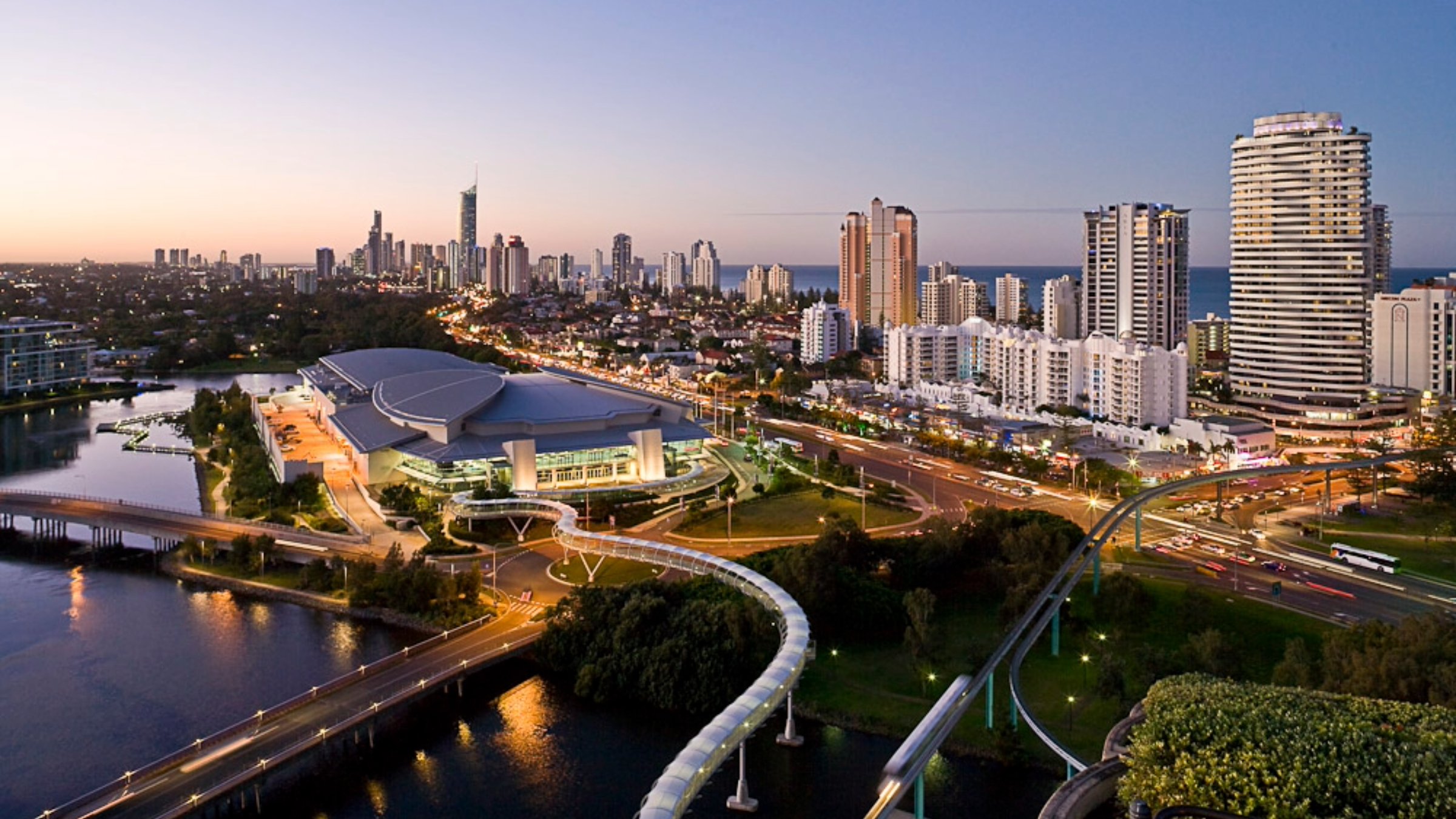 Gold Coast Convention Centre Night View