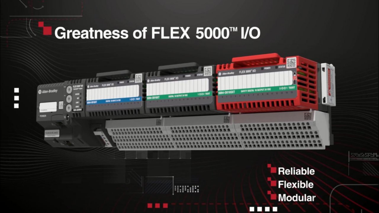 新一代 FLEX 5000 I/O 模組實現企業聯網帶來的高效生產率及靈活性 hero image