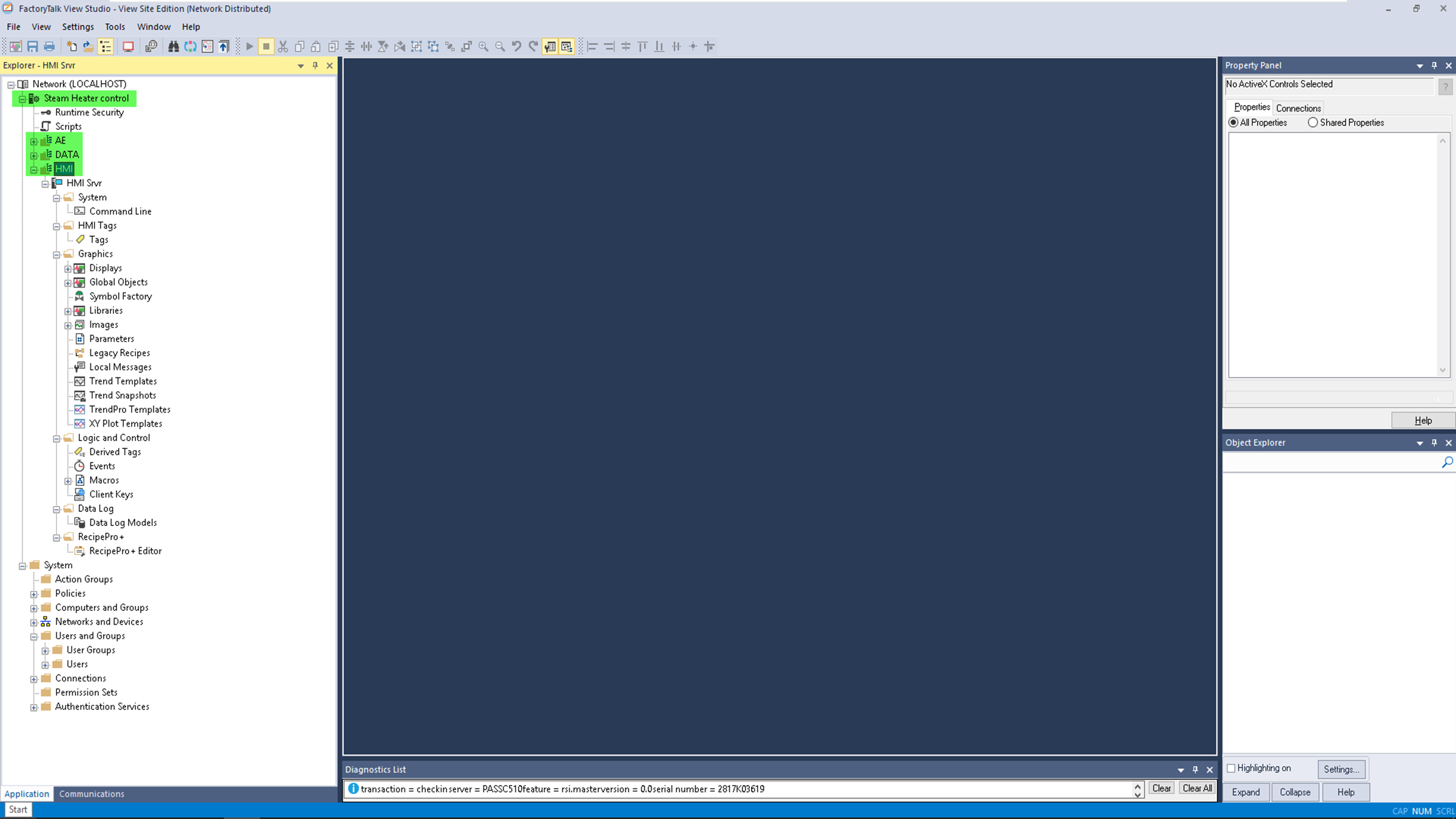 heater-temperature-control-by-different-strategies_Fig. 4. Aplicación en FactoryTalk View Studio