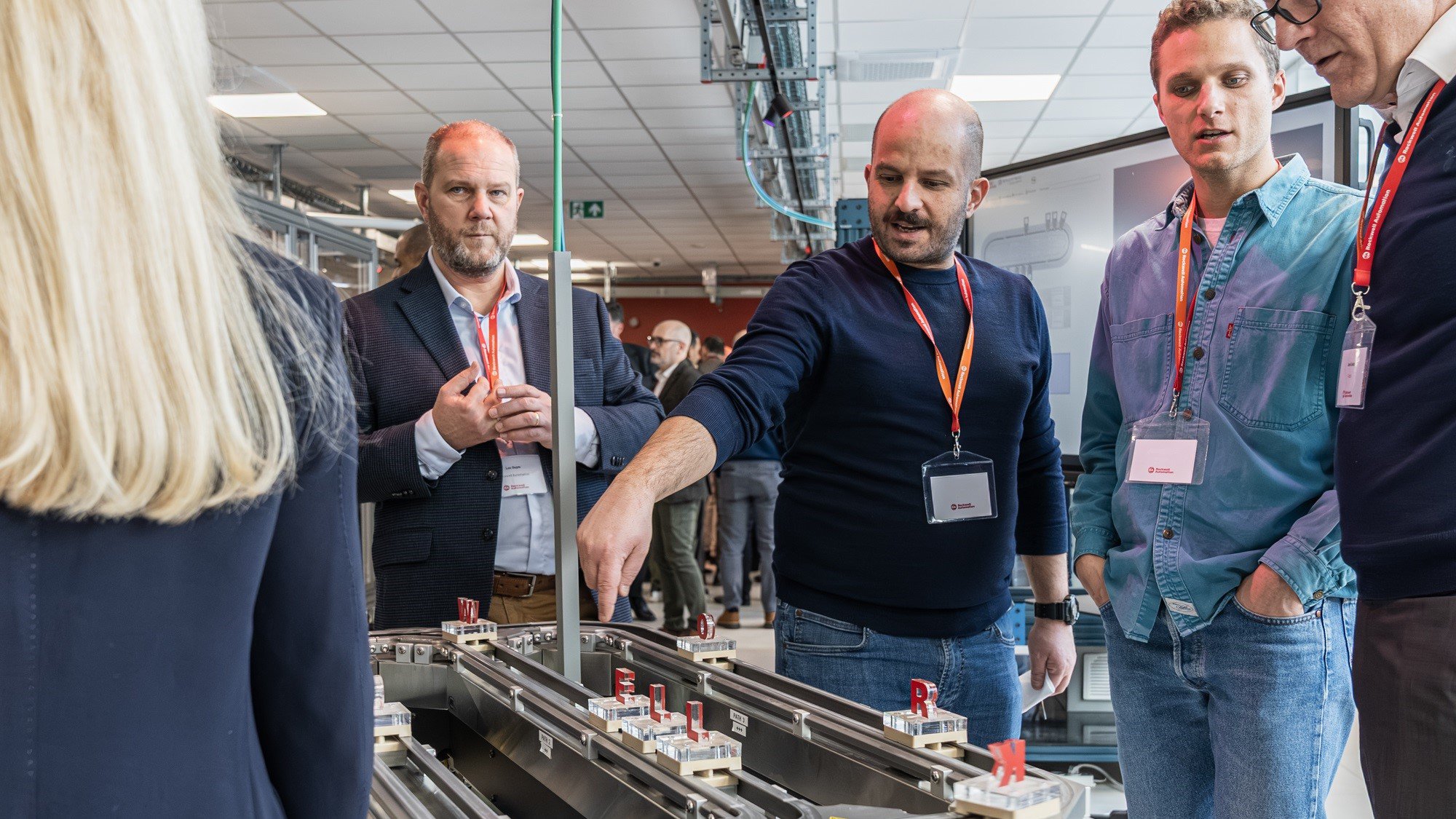 Industrial tour equipment demonstration