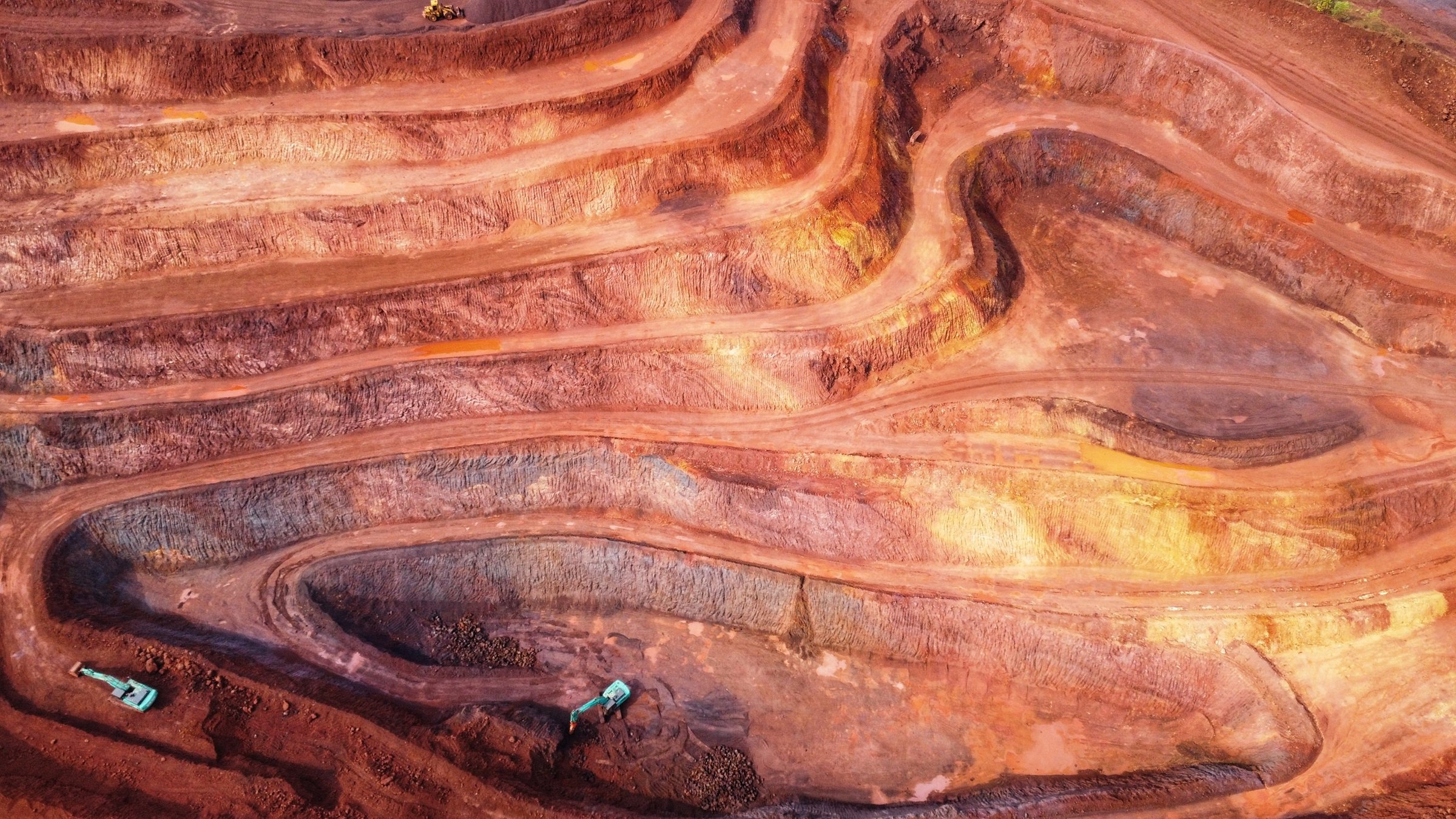 Iron mine in Asia iron ore extraction
