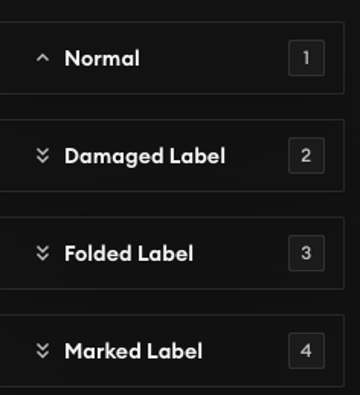 product anomaly scanning software labeling