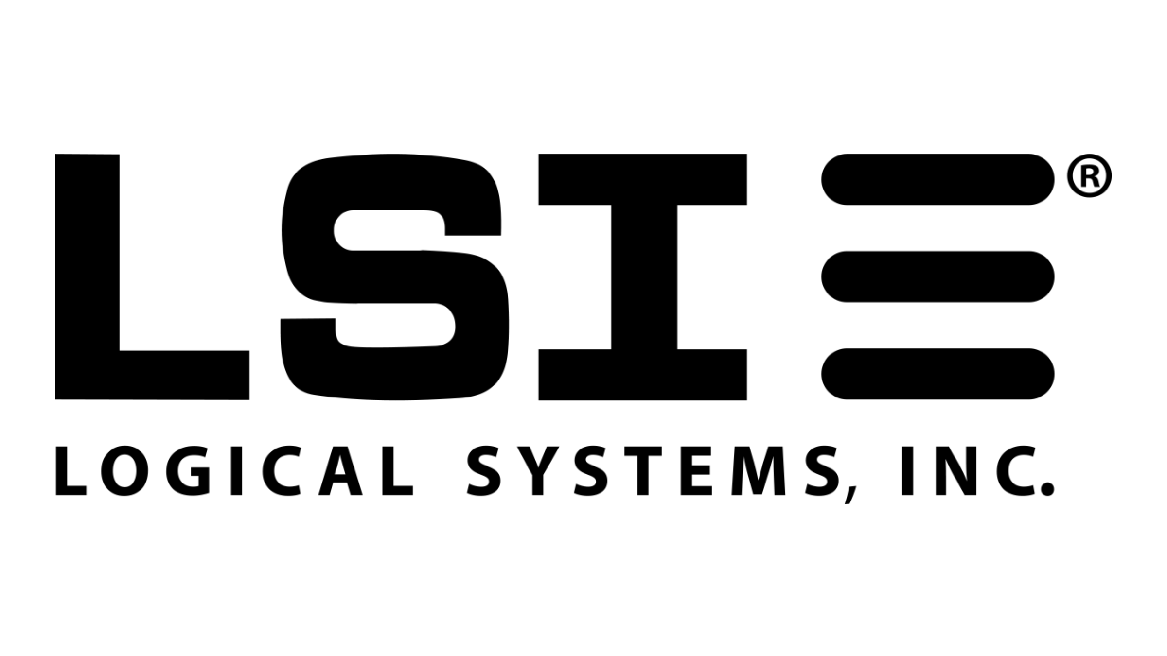 A black and white image of the LSI logo.