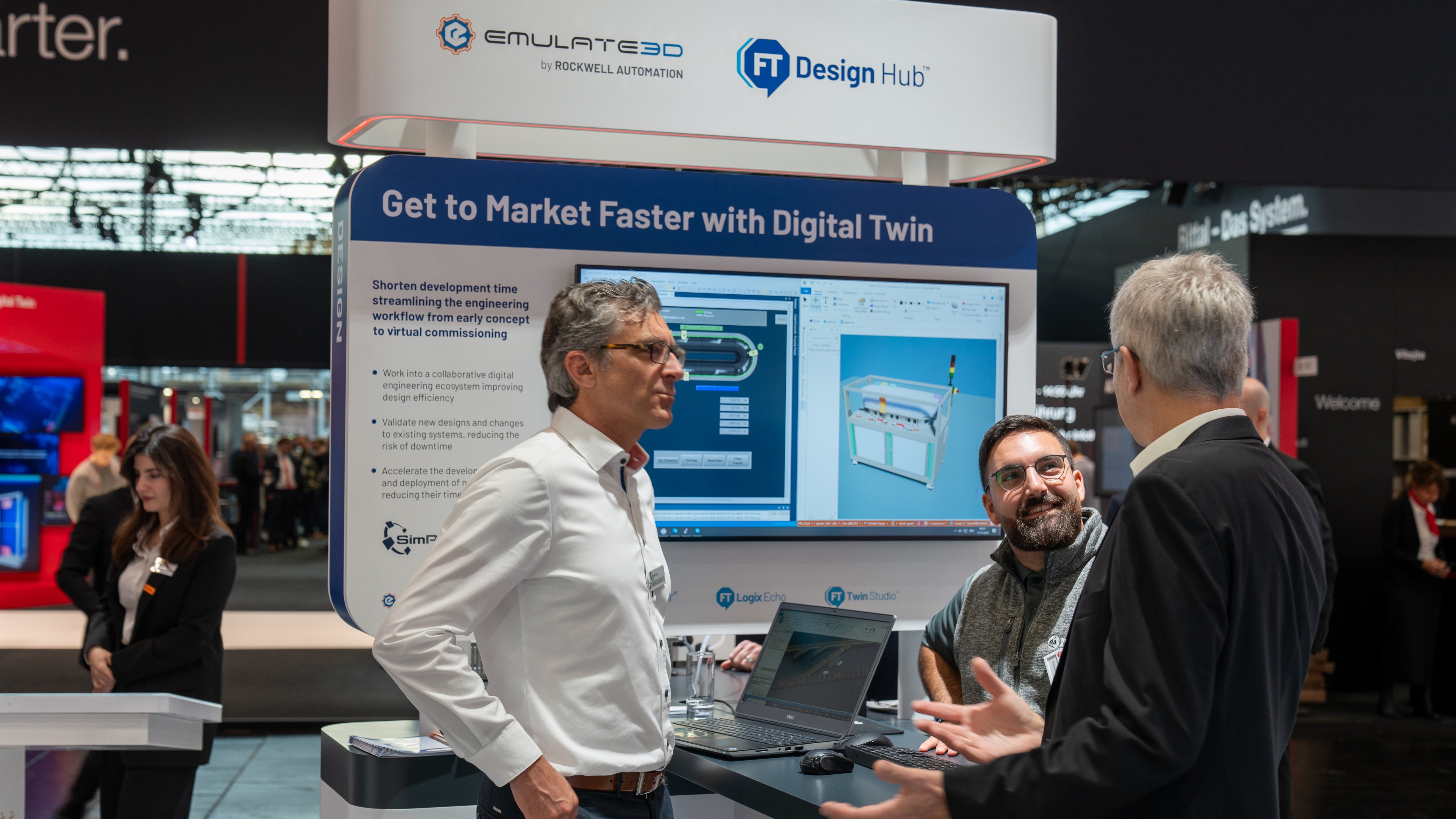 men-next-to-digital-twin-demo-booth