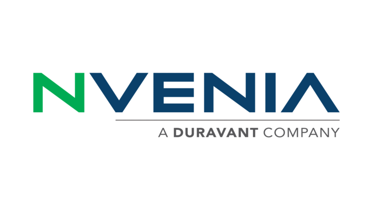 nVenia logo on transparent background