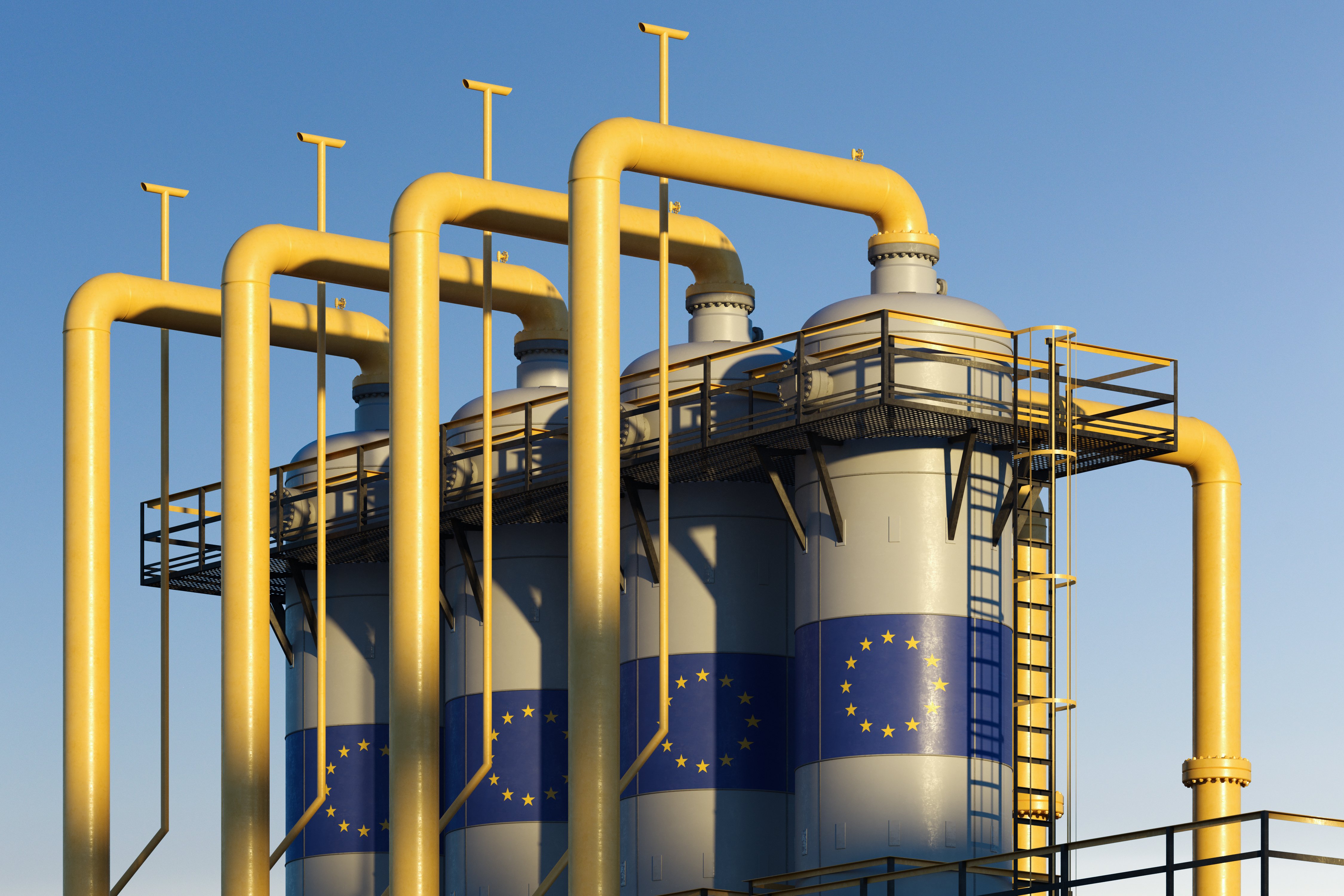 réservoirs de gaz naturel d’usine à gaz