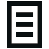 Black clipboard with checkmarks icon on white background