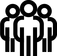 Black robotic arm icon on white background