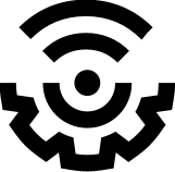 Black clipboard with checkmarks icon on white background