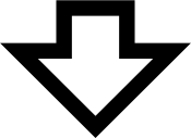 Black downward arrow icon on white background