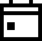 Black rightward arrow icon on white background