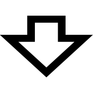 Black upward arrow inside a square icon on white background